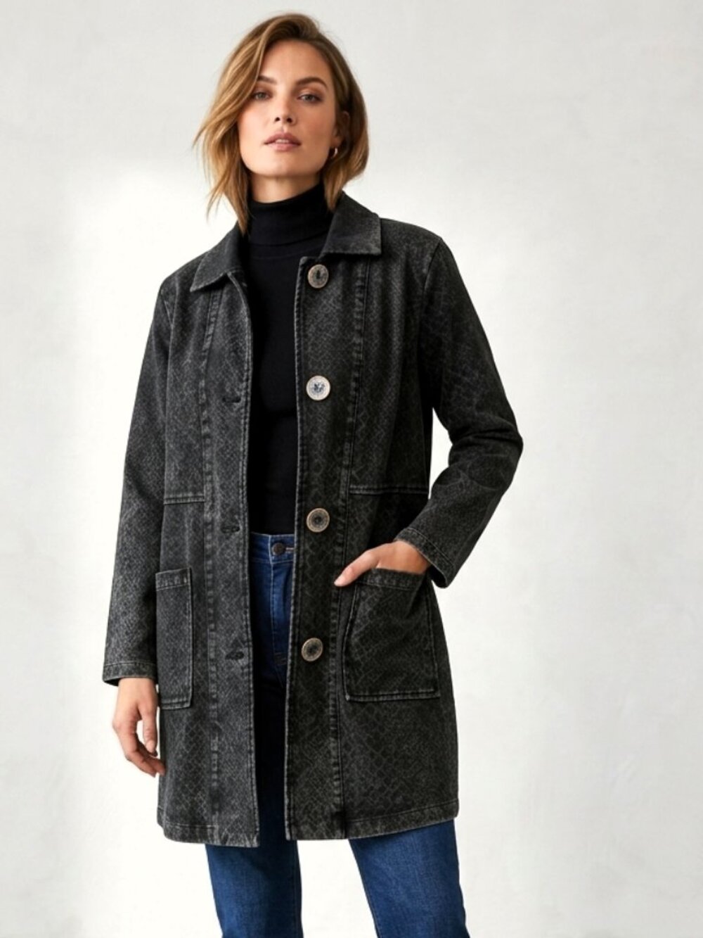 Everyday Knit Denim Jacket
